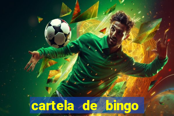 cartela de bingo cha de panela